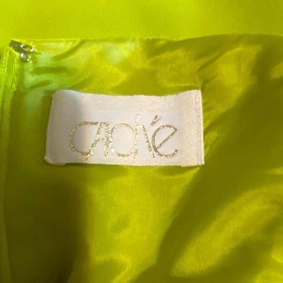 “CACHE” Keyhole Cut-Outs & Rhinestone Dress - Picture 12 of 14